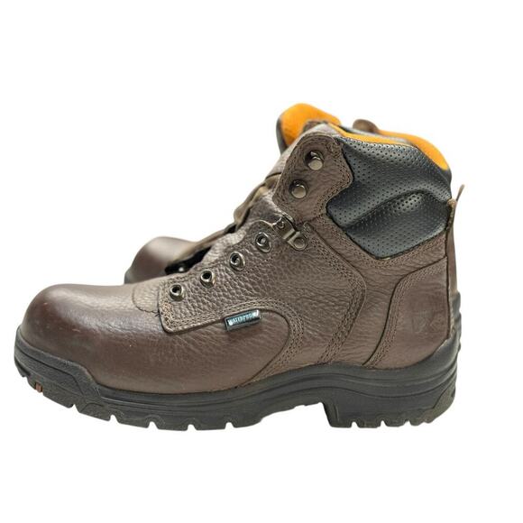 Timberland Pro Womens Titan Alloy Toe Waterproof Boot Brown Size 8 M - Picture 10 of 14